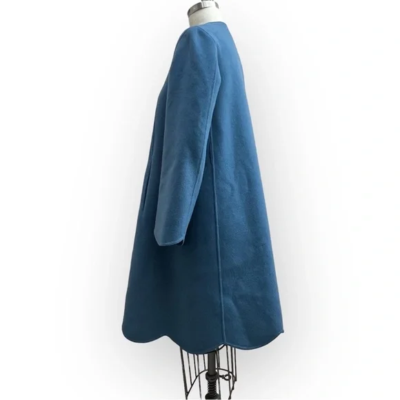 Weekend Max Mara Floral Appliqué Wool Swing Coat - Picture 6 of 13